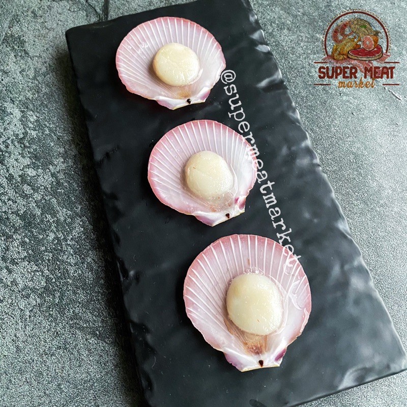 1kg Scallop Premium Half Shell