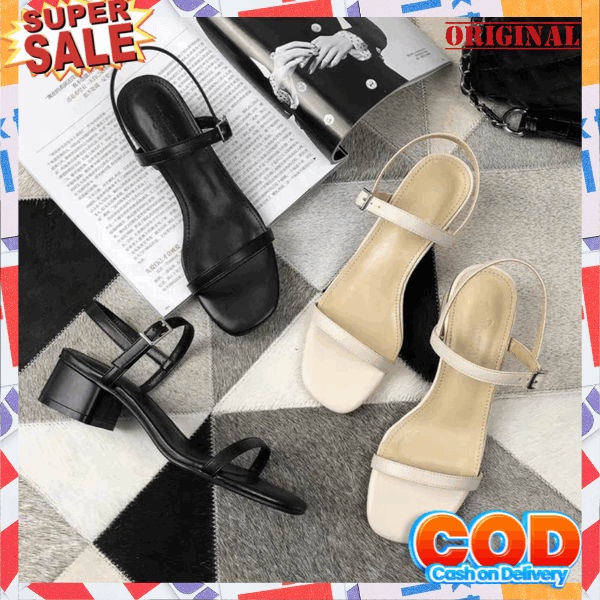 Hels 3Cm Heals Cewek Cewe Korea Haihils Haihil Sepatu Haihills Sandal Hai Haiheels Highheels Higheel