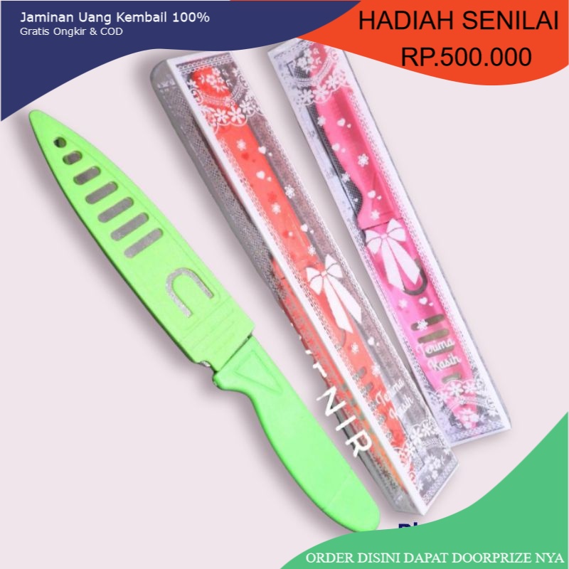 MURAH 1 Pack 50 PCS Souvenir Pernikahan Pisau Besar Sarung Kemas Mika Souvenir Nikah Unik Souvenir L