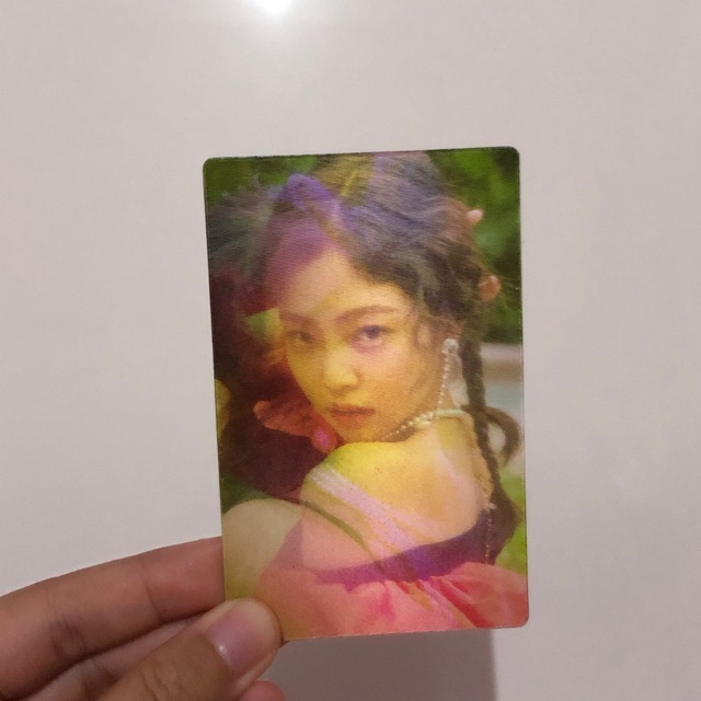 Photocard lenticular jennie blackpink solo