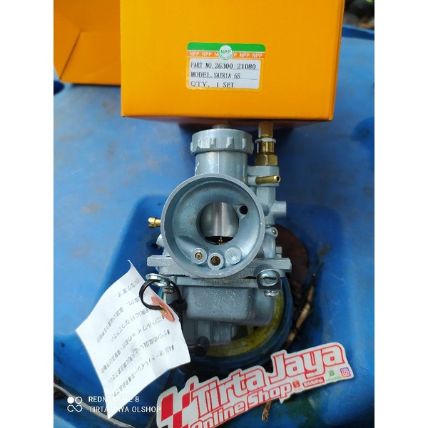 karbu karburator carburator suzuki satria 2tak 2T merk npp bukan original asli suzuki