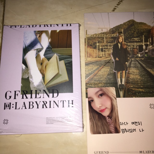 ALBUM ONLY GFRIEND LABYRINTH PHOTOCARD SOWON SINB