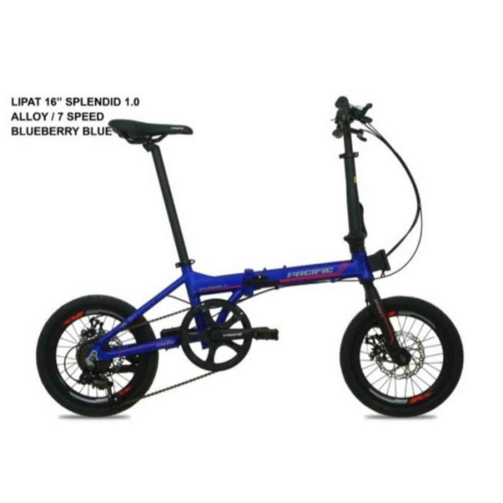Sepeda lipat 16 inch Pacific Splendid 1.0 7 speed