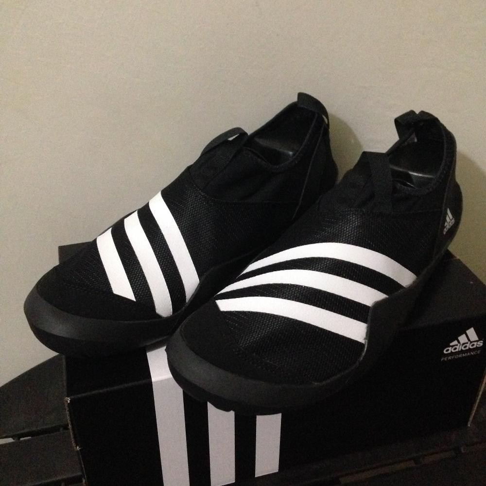 Sepatu Outdoor Adidas Climacool Jawpaw Slip On Black White M29553 Original BNIB Baru