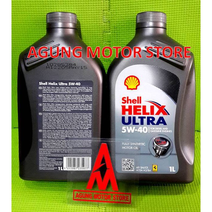Oli Mesin Shell Helix Ultra 5W 40 1L