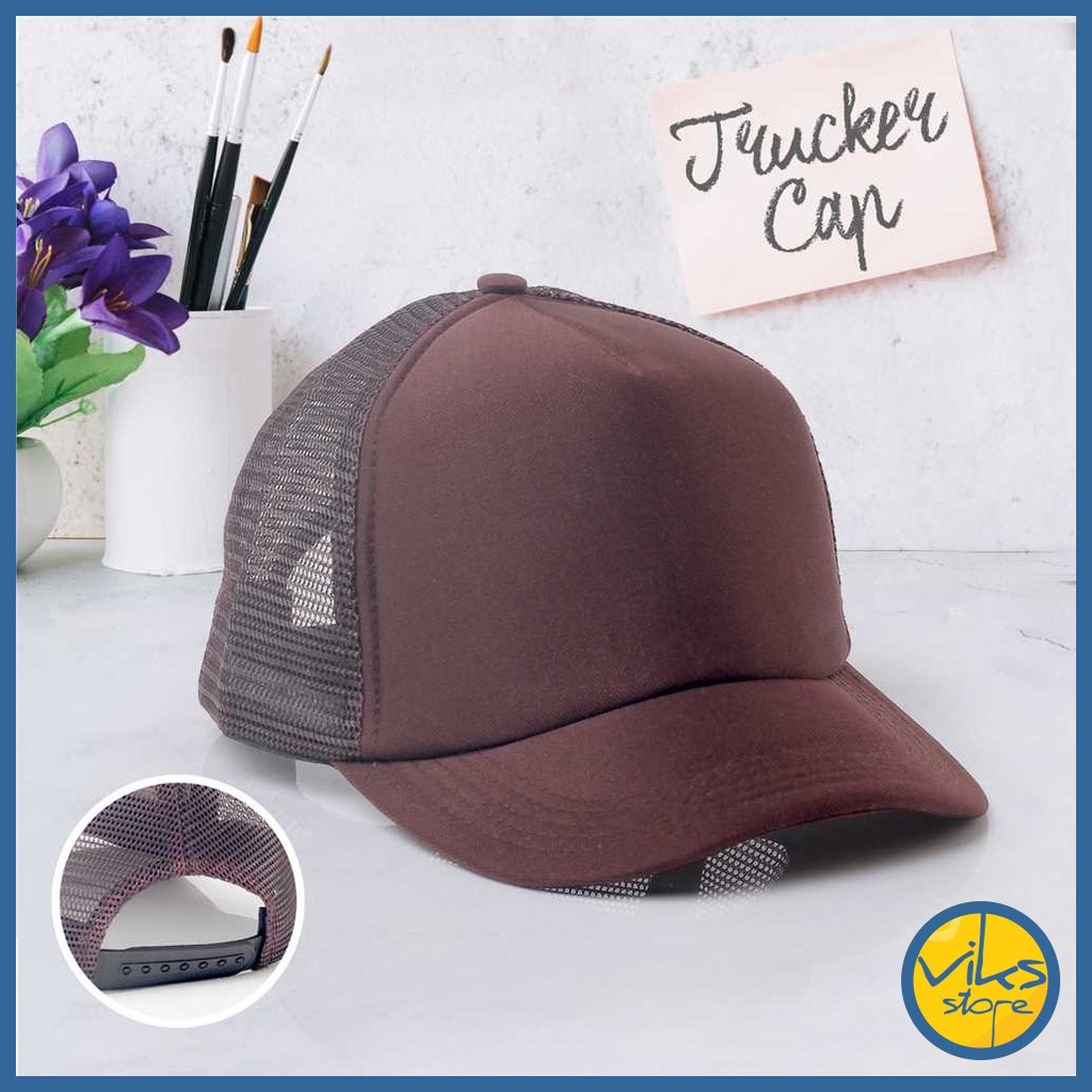 Topi Baseball Polos Jaring Pria Wanita Olahraga Baseball Cap Ukuran Dewasa Unisex PoloCaps Premium