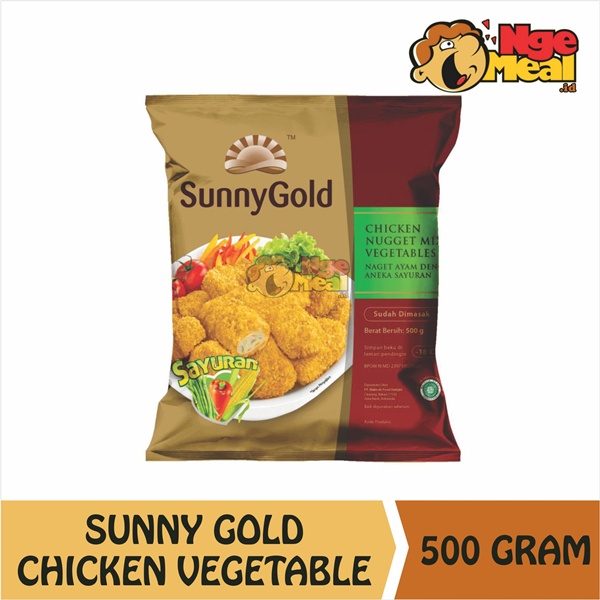 

SUNNY GOLD Chicken Nugget Vegetable 500 Gram