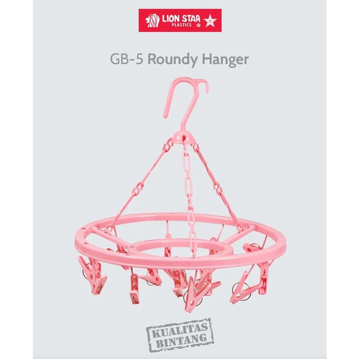 GB-5 Roundy Hanger Lion Star hanger bulat lion star