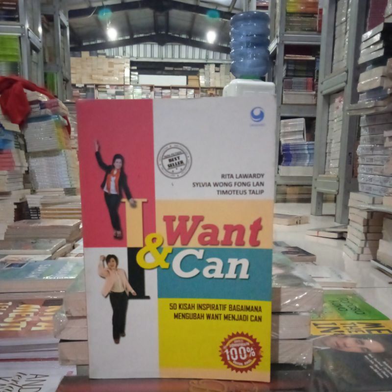 OBRAL BUKU BACAAN MOTIVASI / PENGEMBANGAN DIRI / INSPIRASI PART 3-I WANT CANT