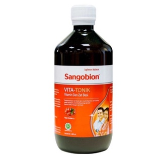 

TERBARU SANGOBION VITA-TONIK RASA CRANBERRY 400 ML - SUPLEMEN SIRUP CAIR MULTI VITAMIN PENAMBAH DARAH