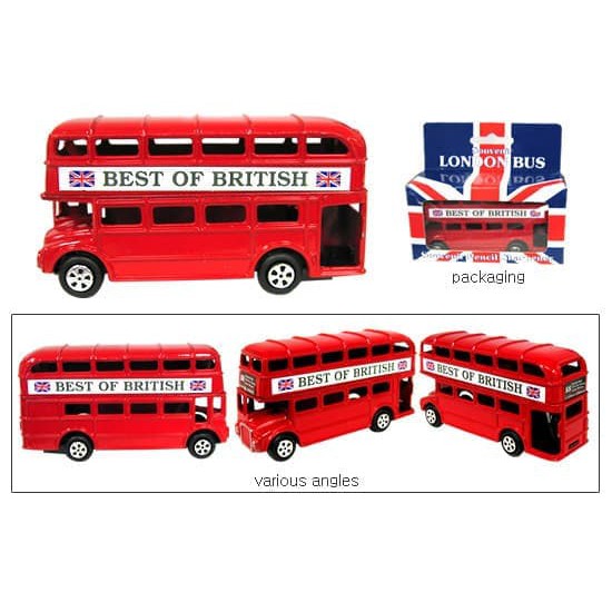 Souvenir London Bus 9CM x 5Cm / Souvenir Oleh2 London England 2037