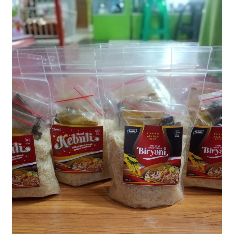 

Nasi kebuli dan Biryani dari beras Basmati Nasi khas ala timur tengah 250 gr