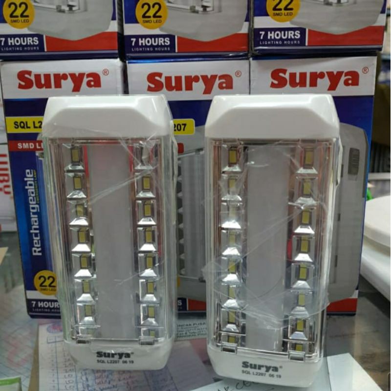 Lampu LED Emergency Surya SQL L2207 SMD Led / Lampu Emergency Rechargeable