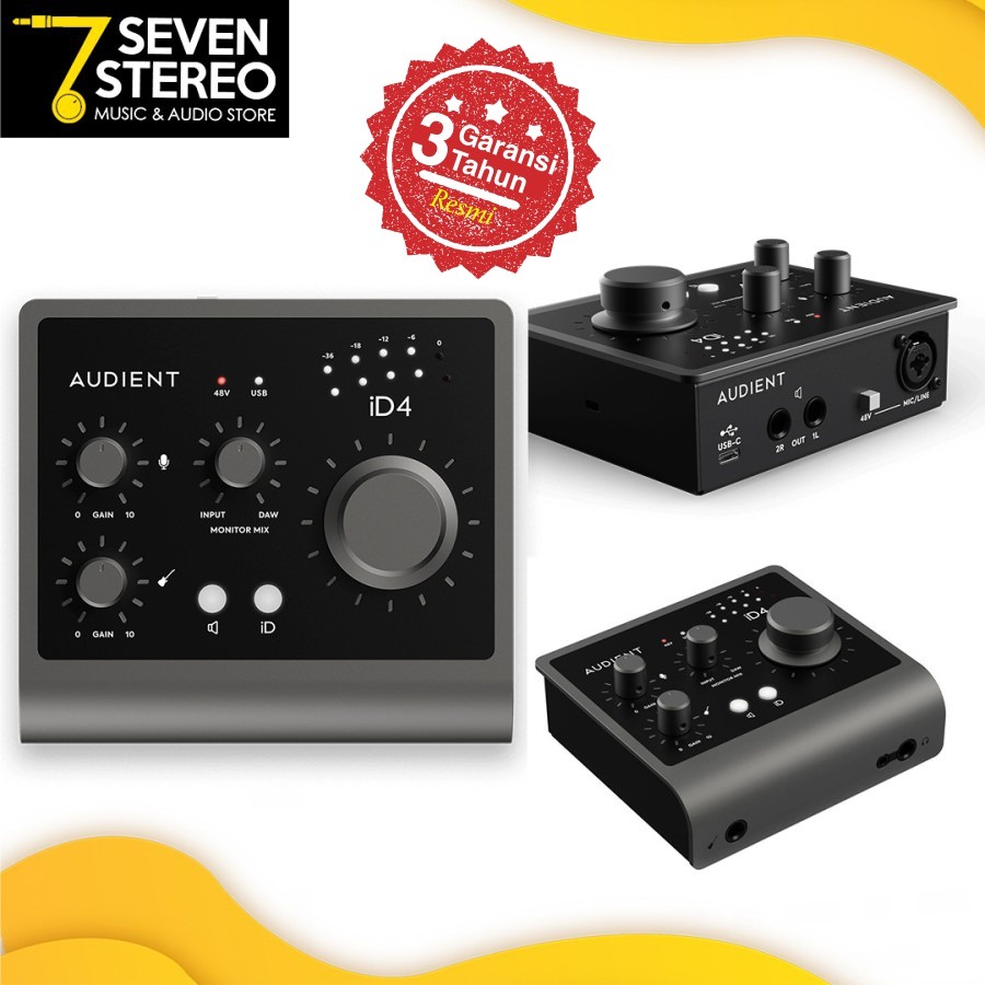 Audient iD4 Audio Interface - Soundcard Recording