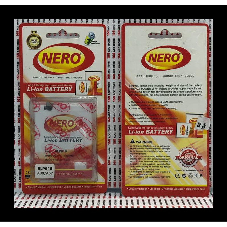 BARU BATERAI OPPO A39 / A57 / BATERAI DOUBLE POWER OPPO A39 / OPPO BLP 619 KOMPONEN HP MURAH AL6