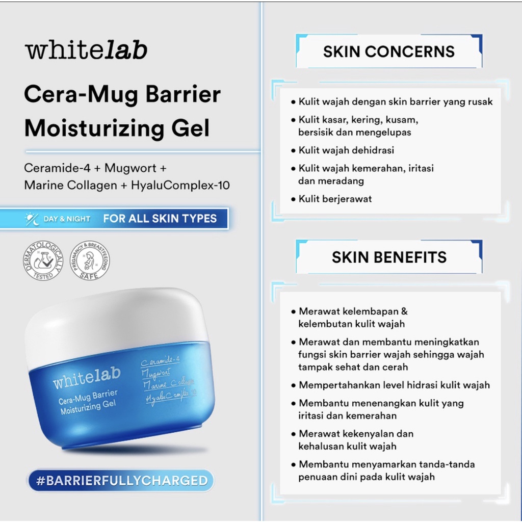 Whitelab Cera-Mug Barrier Moisturizing Gel