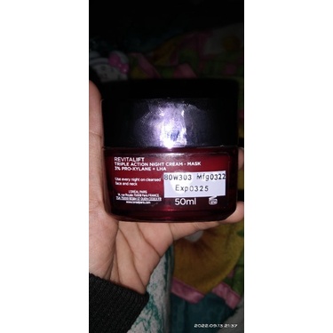 LOREAL REVITALIFT NIGHT CREAM - MASK