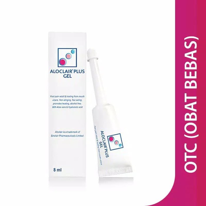 aloclair plus gel 8 ml anti nyeri sariawan