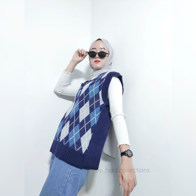 ROMPI WANITA | MIU VEST KNITE | ROMPI RAJUT | ROMPI MURAH | VEST KOREA