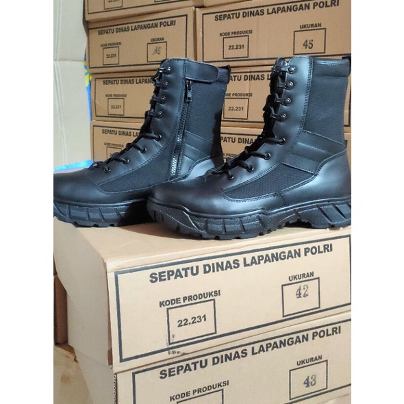 Sepatu pdl polri original jatah terbaru