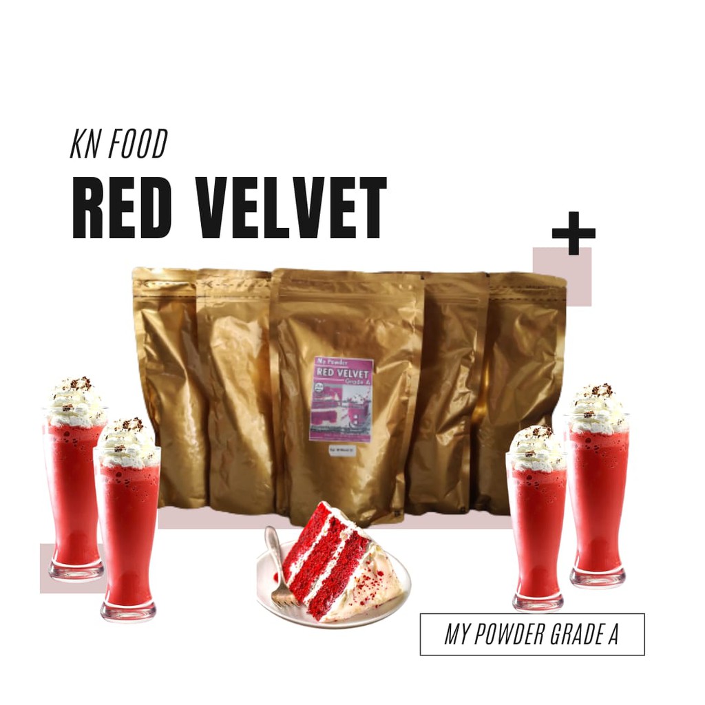 

My powder Minuman Rasa Red Velvet Grade A 500 Gram