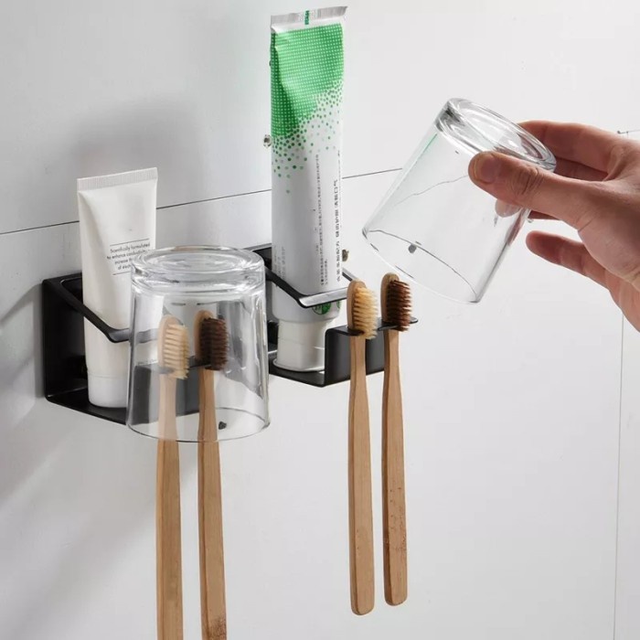 Acrylic Bathroom Toothbrush - Tempat Penyimpanan Sikat Gigi Akrilik