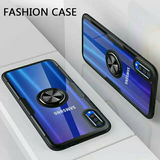 Casing Hardcase Transparan Samsung A50s A50 Hard Back Case