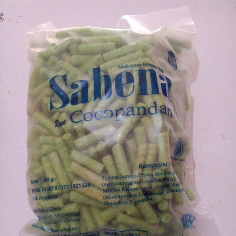 SABENA STIK SNACK 360GR (PACKING DUS+BUBLE)