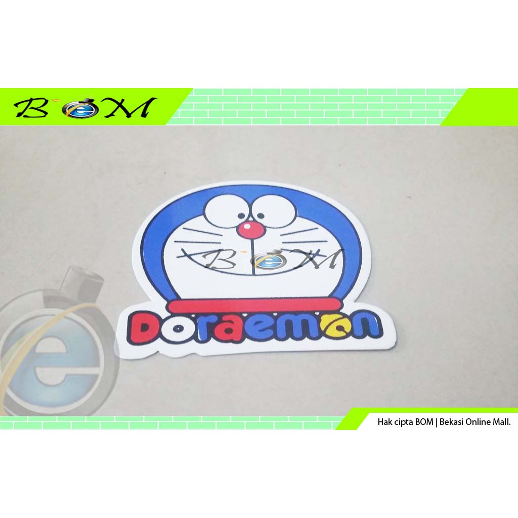 stiker sticker motor mobil gambar kartun doraemon m3