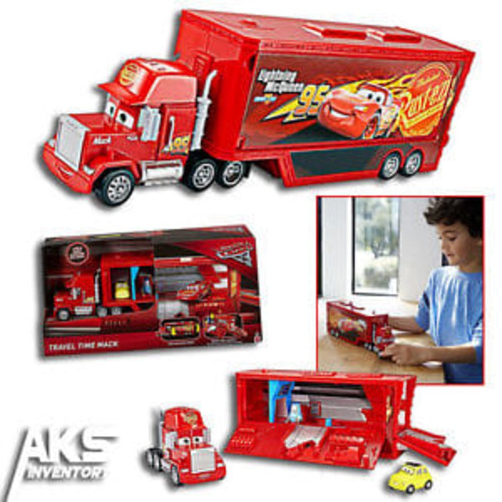 Terbatas  Mainan truck container travel time mack cars 3