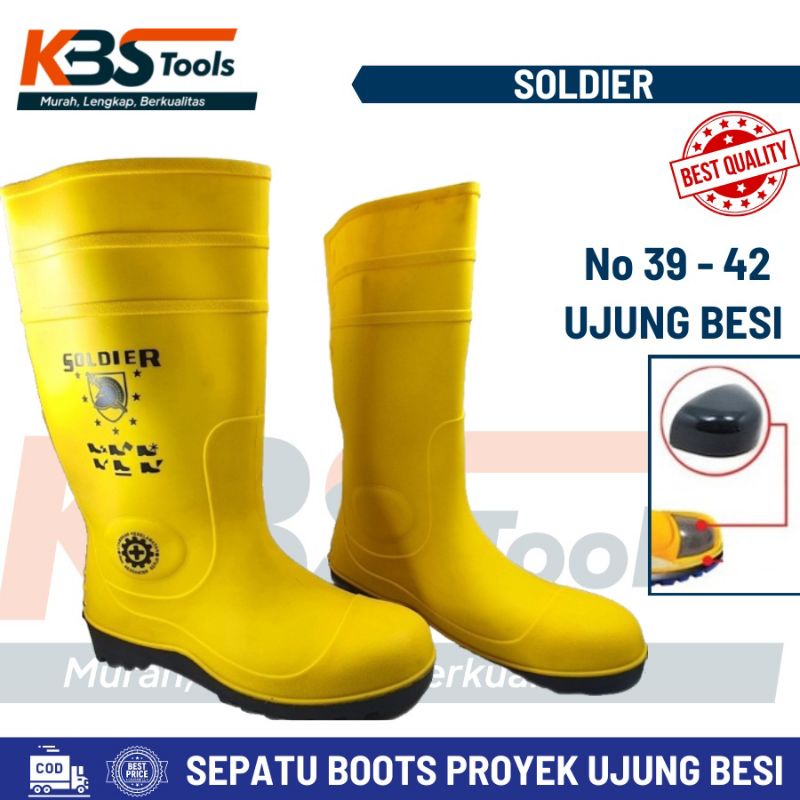 SEPATU BOOT SAFETY SOLDIER