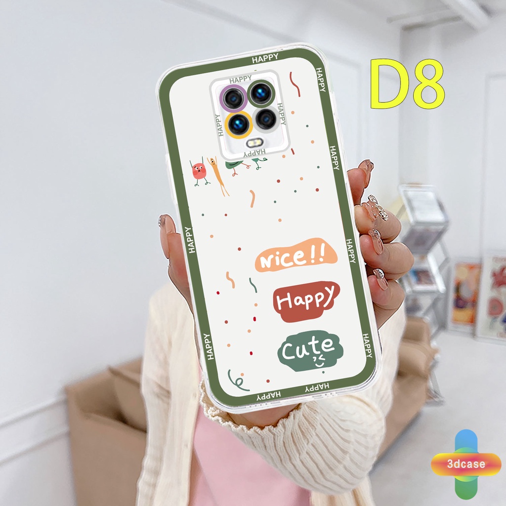 Soft Case Xiaomi Redmi Note 9 8 10 10S 9 10 PRO MAX 11 9S Xiaomi Redmi POCO C3 C31 X3 NFC X3 PRO Redmi 9C NFC 9A 9i 9T 9AT 9ACTIV 9 PRO Power 10X POCO M2 PRO 10 Prime Cute Cartoon Monster Transparent Phone Case