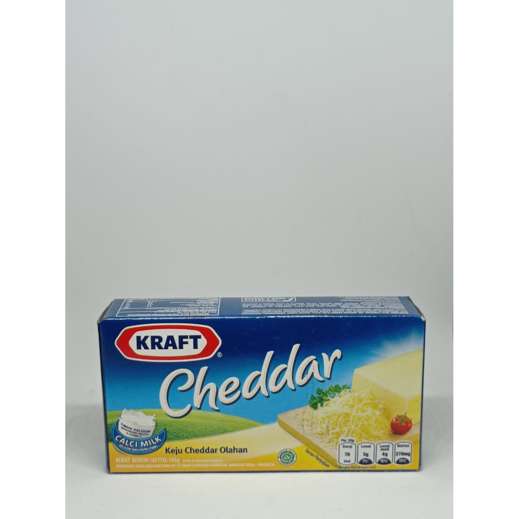 

Kraft Cheddar Keju 165gr gram