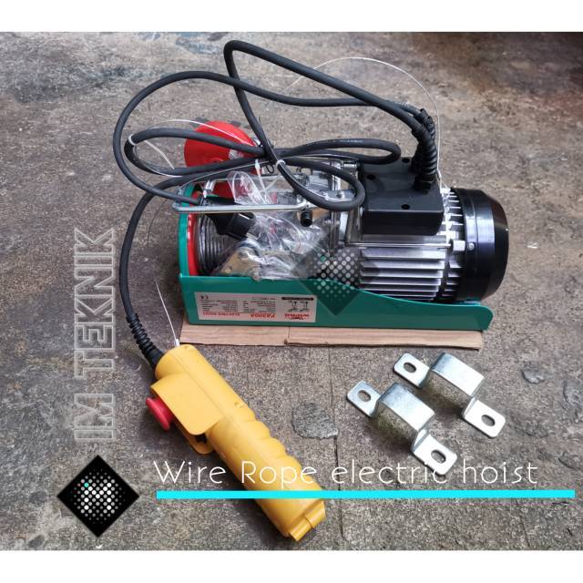 Mini Electrik hoist Katrol elektrik hoist WIPRO PA 500 - Katrol | Wire Winch 500kg