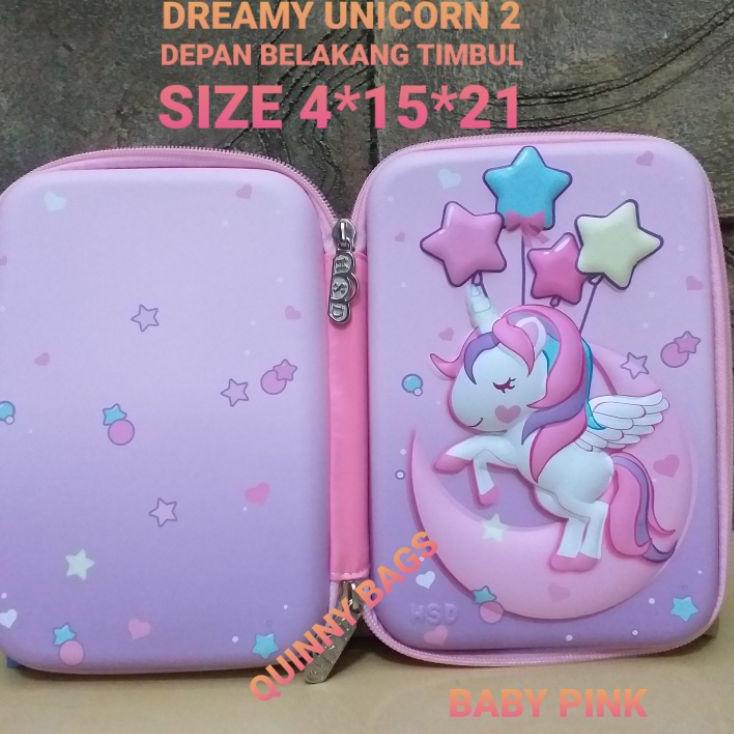 

Special Price.. Pencilcase 3D HardTop BT21 FROZEN UNICORN LOL OWL /Kotak pensil HardTop 3D BTS/Tempat Pensil POP IT Pencil case POP IT