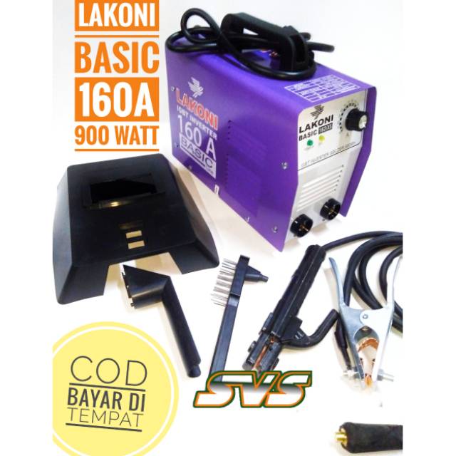 Las listrik lakoni 900 wat Basic 162 160A IGBT  Mesin  travo  inverter MMA