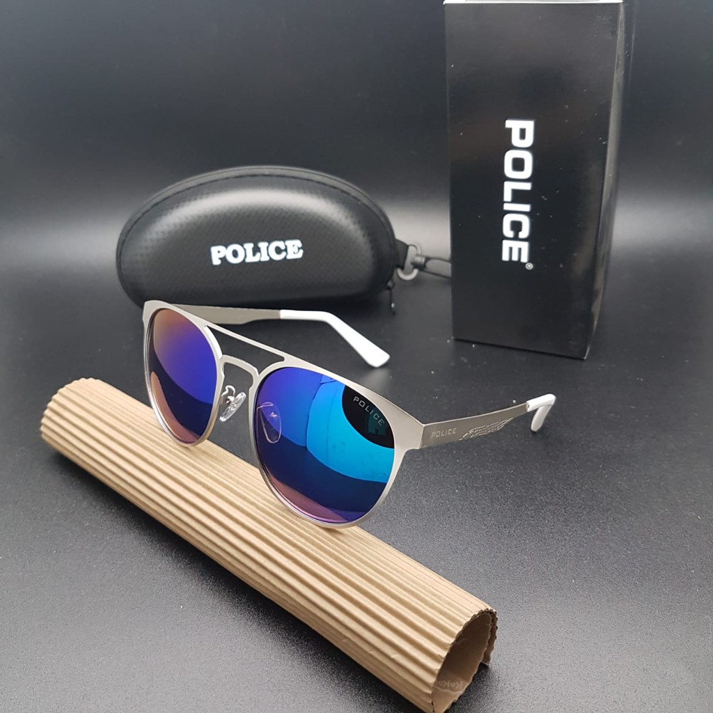 Sunglass - Fashion Pria - Kacamata Hitam Pria - Kacamata Hitam Pria Police A007 Lensa Anti UV