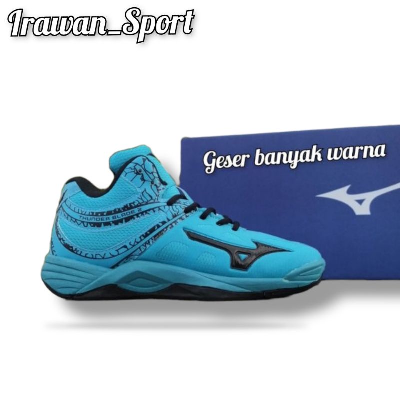 Sepatu Voli Mizuno Thunder Blade 2 MID / Mizuno Thunder Blade / Sepatu Volly Mizuno