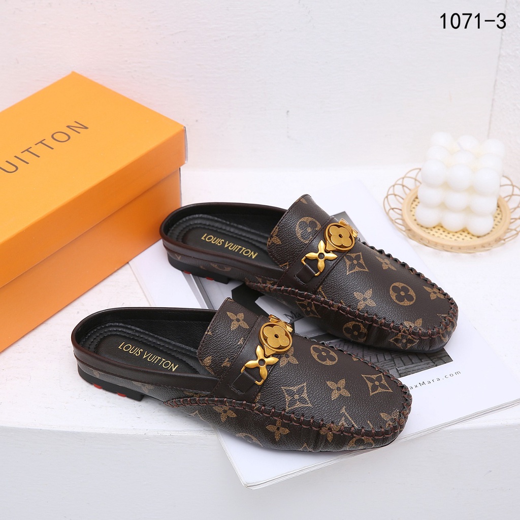 Upper Case Flat Open Back Loafer #1071-3