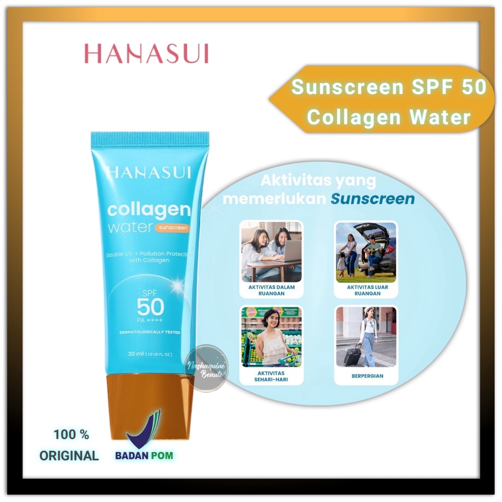 Hanasui Collagen Water Sunscreen SPF 50