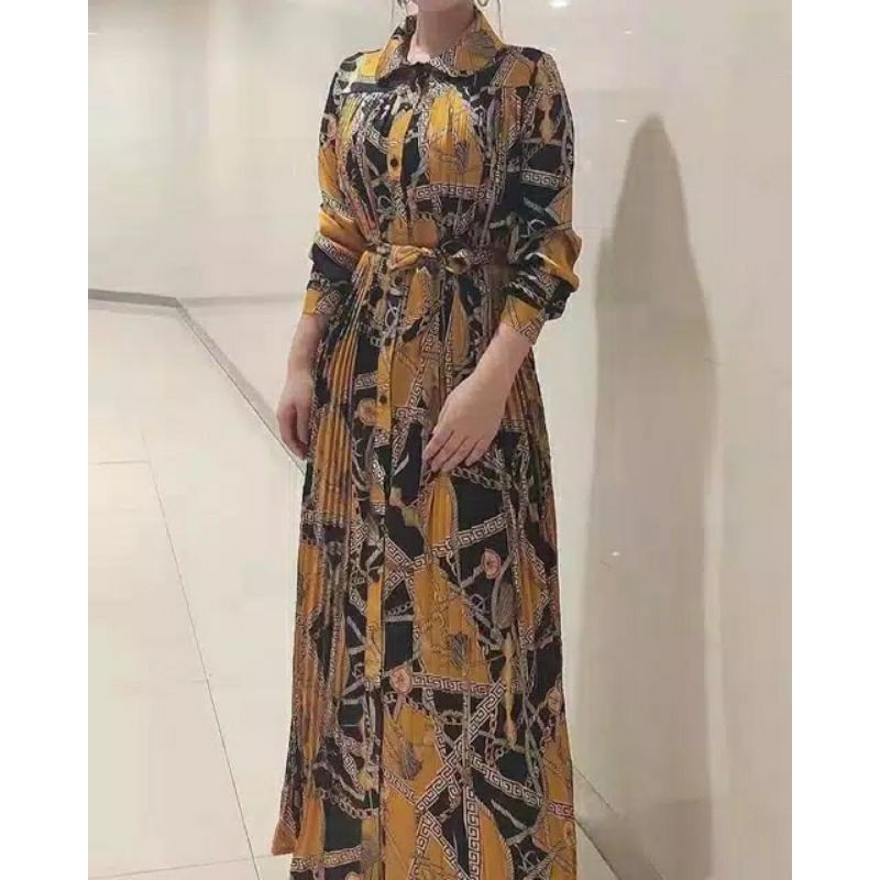 gamis plisket bangkok