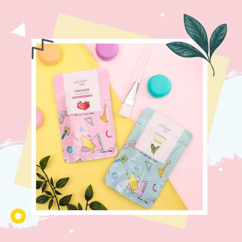 [BUY 1 GET 1] MASKER CAMILLE BEAUTY BPOM APPROVED-pinkroultte 20gr