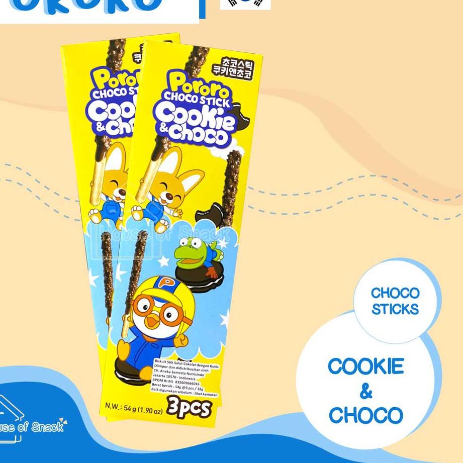 

Top banget--Pororo Choco Stick Made In Korea