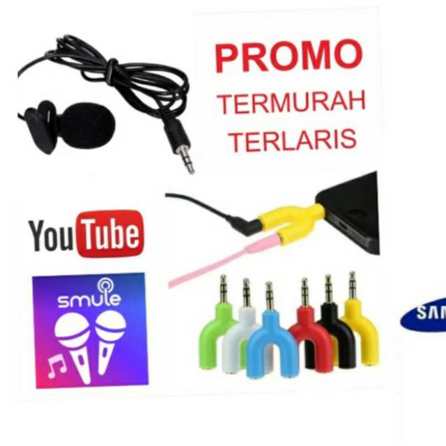 Smule karaoke mic plus jack headset mantap