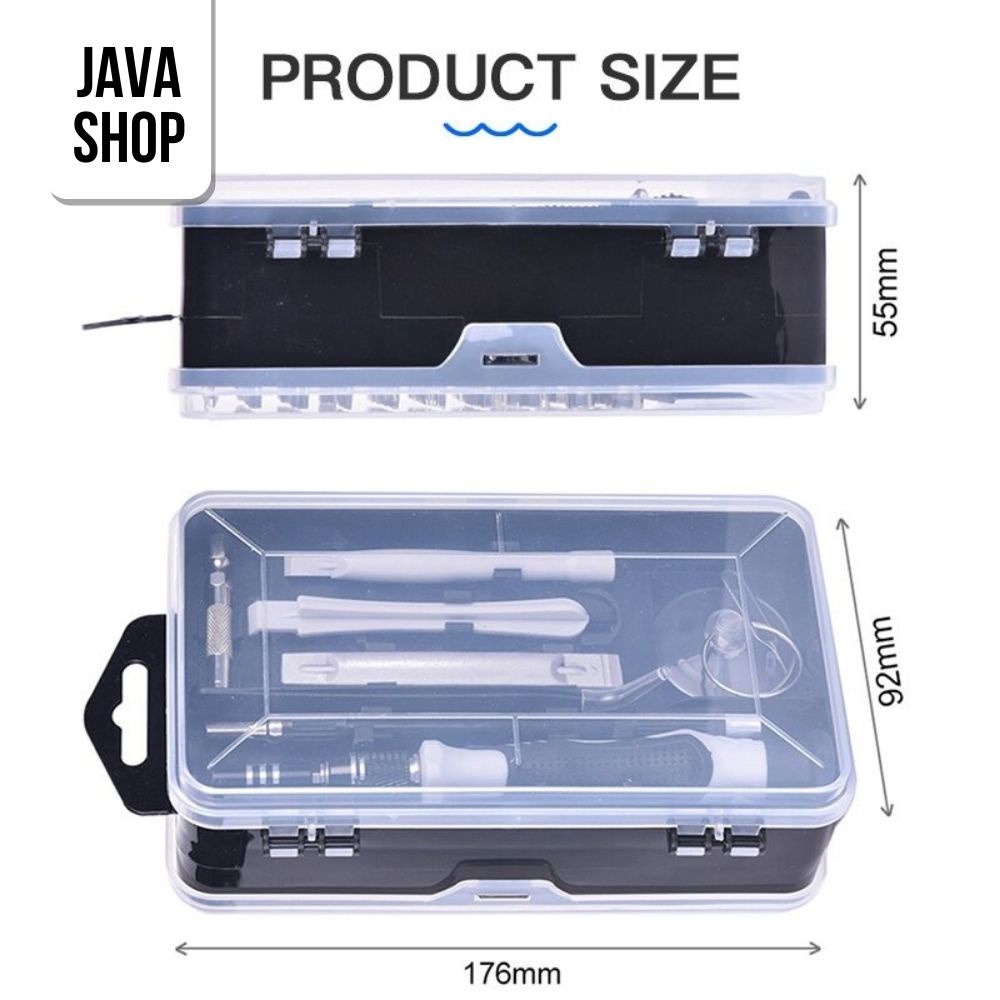 JAVASHOP Obeng Set 115 in 1 Reparasi Hp Laptop Komputer Smartphone