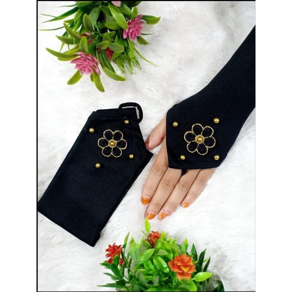 Handsock Bunga Gold Versi 03