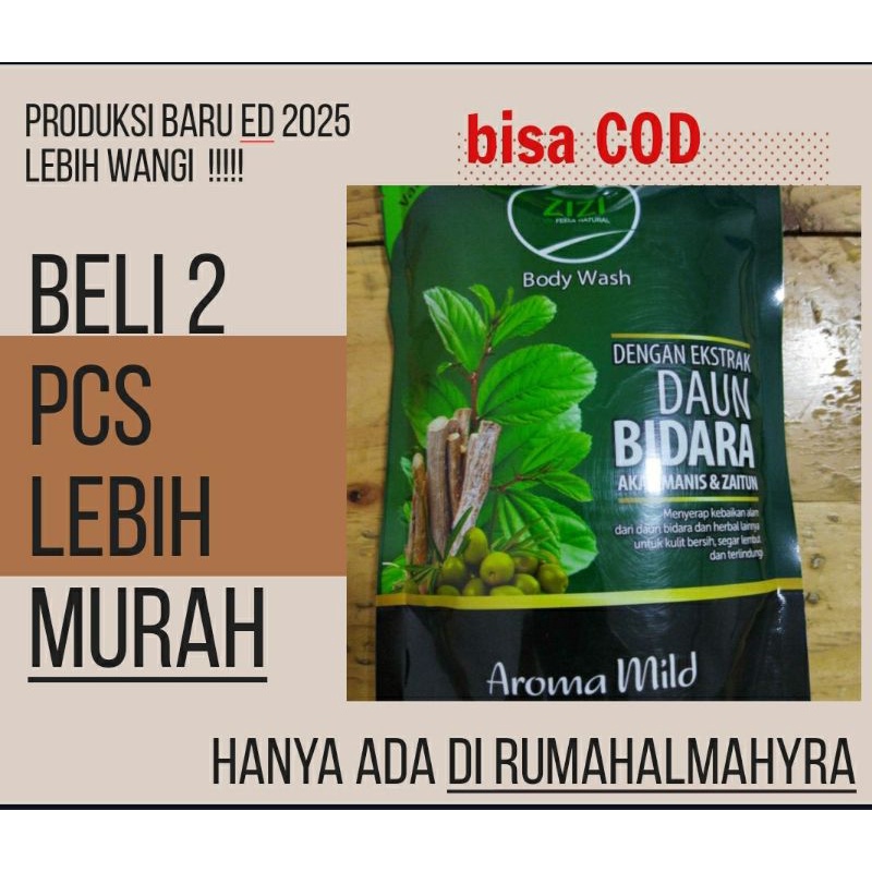 zizi sabun bidara bodywash extrak daun bidara 450 ml