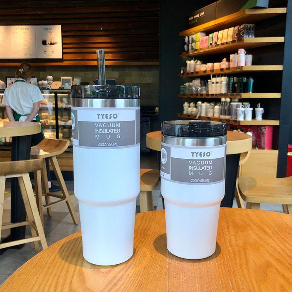 Solighter Vacuum Insulated Botol Tahan Lama Aksesoris Mobil Tumbler Cangkir Air