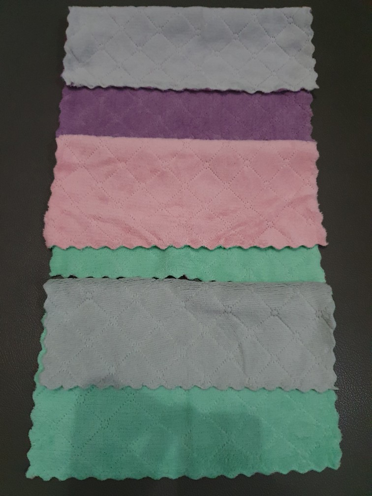 Kain Lap 2 Sisi Size 30x30 Lebih Tebal/kain Lap Dapur