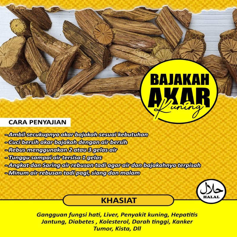 Akar Bajakah Kuning Asli Kalimantan (1kg)